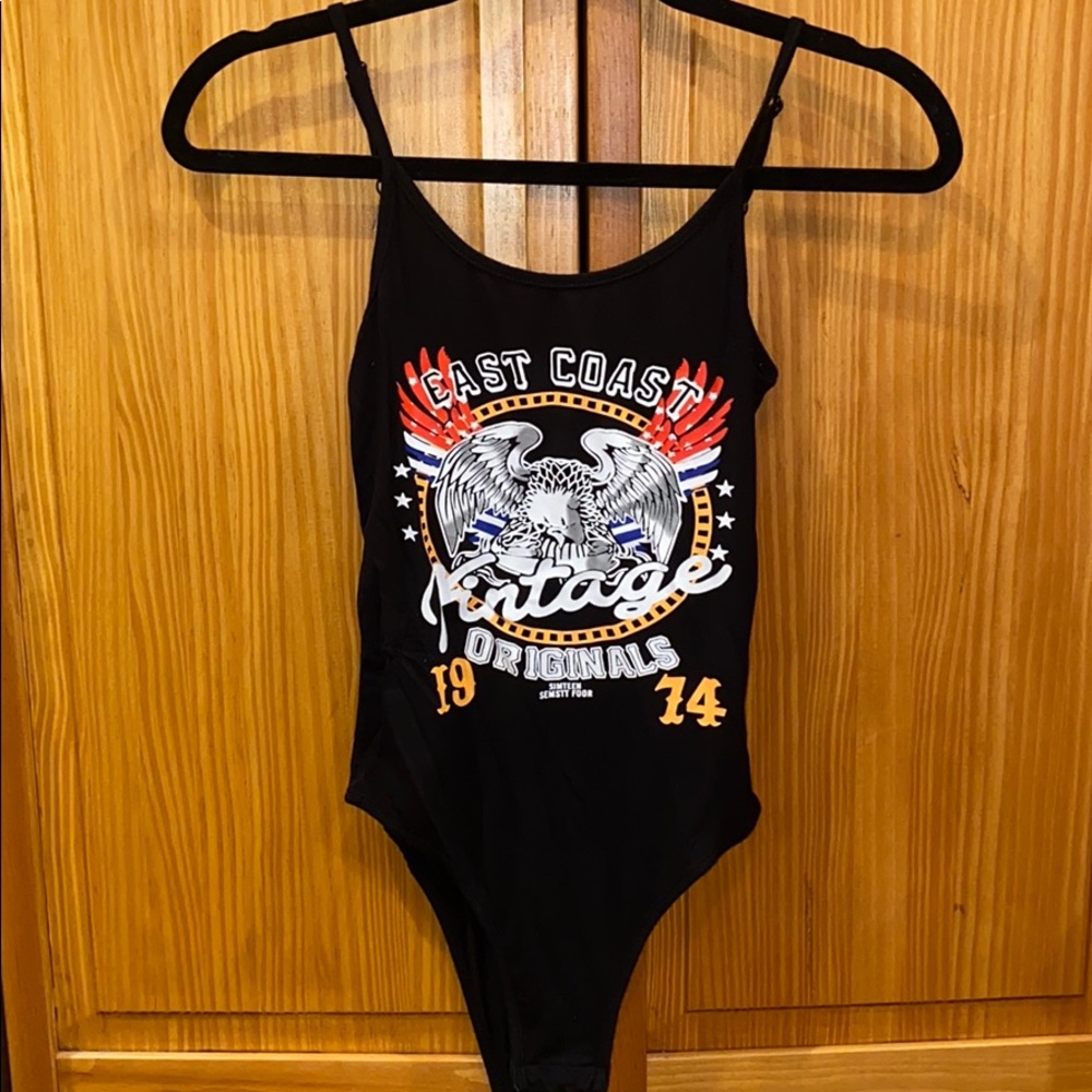 black bodysuit